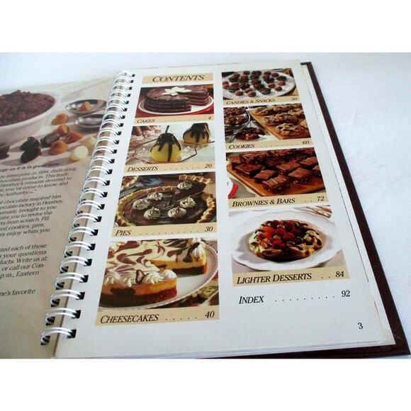 Hershey's Homemade Baking Cookbook Hardcover 1991 - Picture 7 of 8